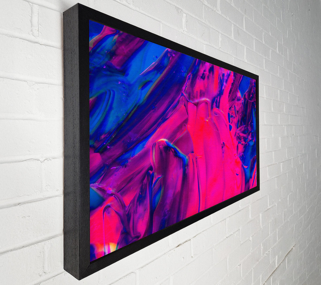  A Canvas Print of Fuchsia Fluid Dance Canvas Art