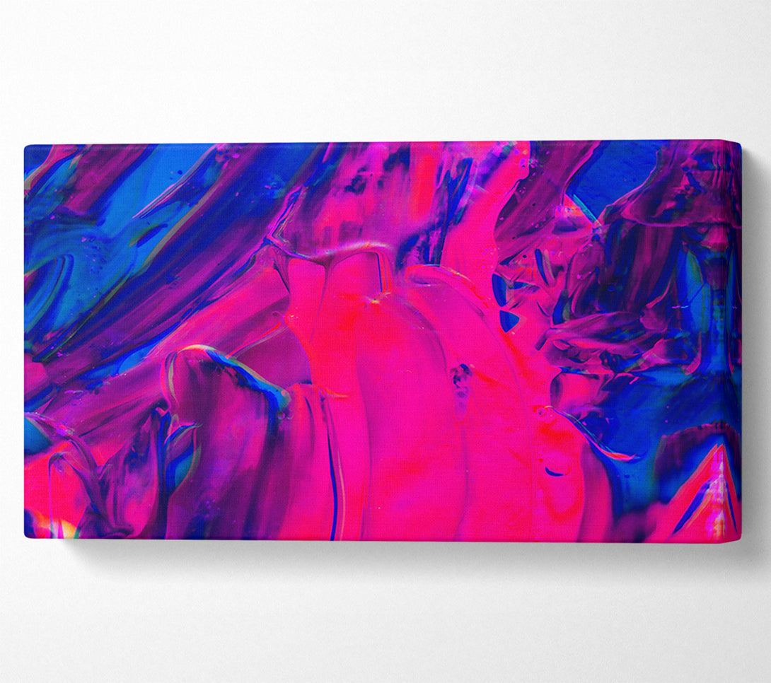  A Canvas Print of Fuchsia Fluid Dance Canvas Art