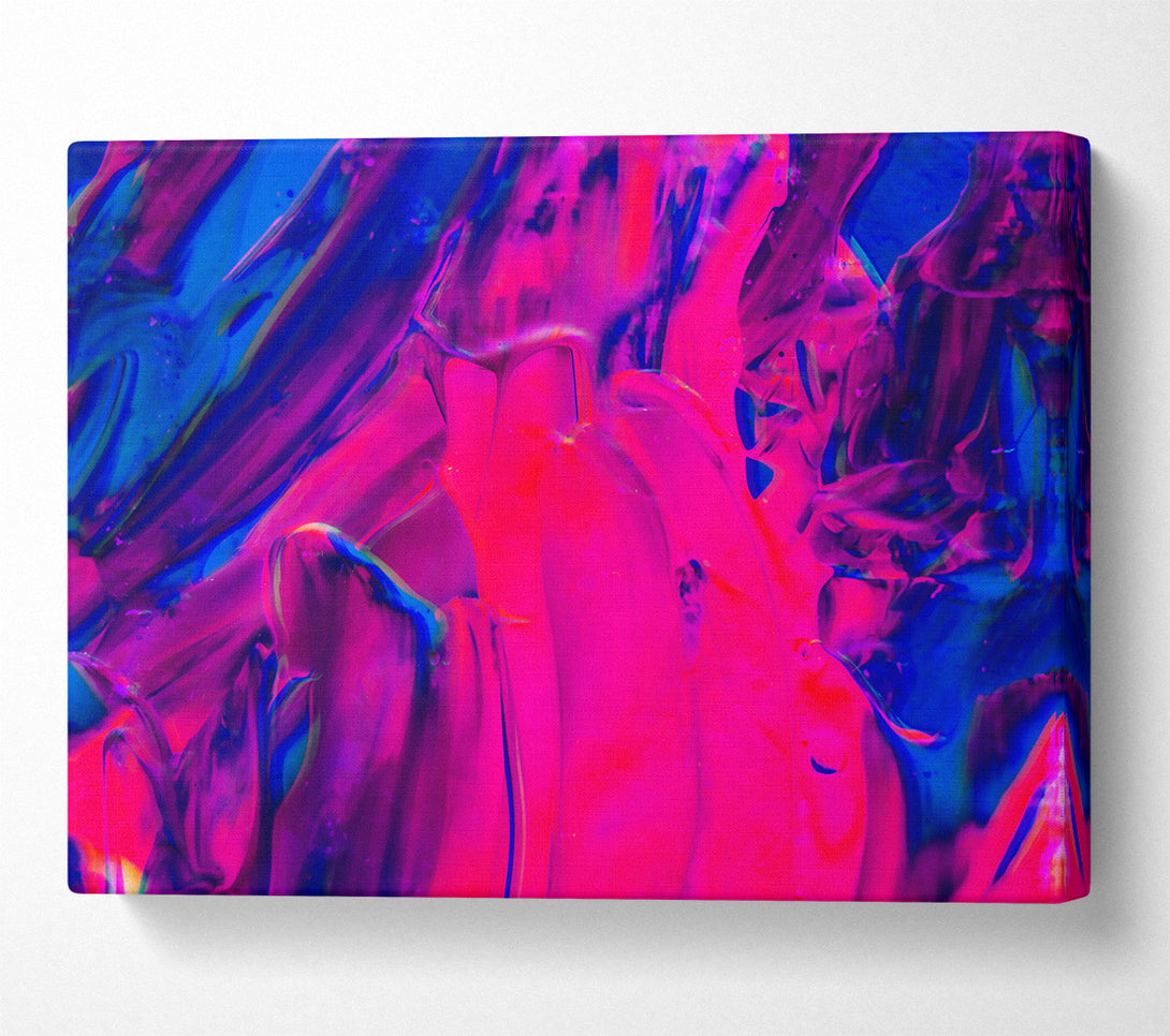  A Canvas Print of Fuchsia Fluid Dance Canvas Art