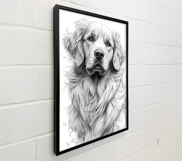 Golden Fur Portrait