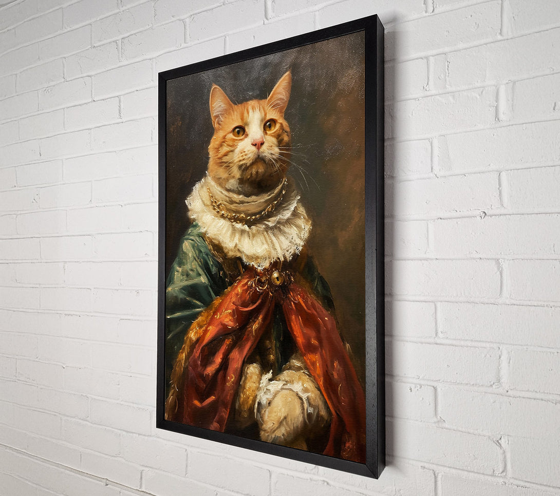  A Canvas Print of The Orange Majesty Canvas Art