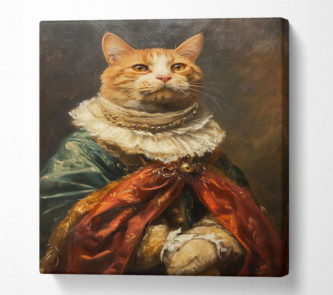  A Canvas Print of The Orange Majesty Canvas Art