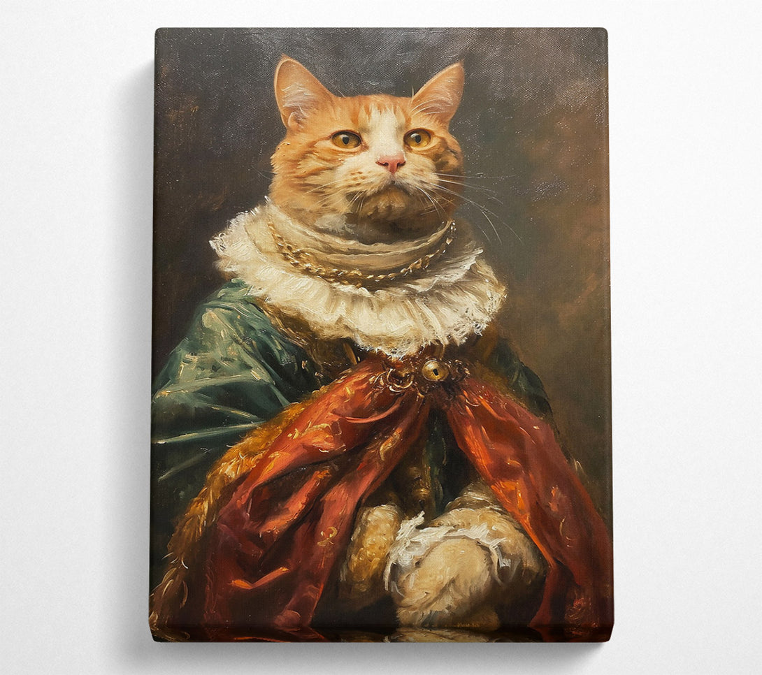  A Canvas Print of The Orange Majesty Canvas Art