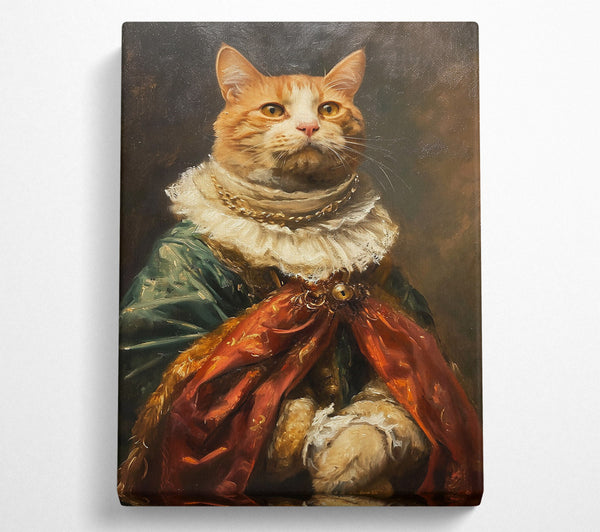  A Canvas Print of The Orange Majesty Canvas Art