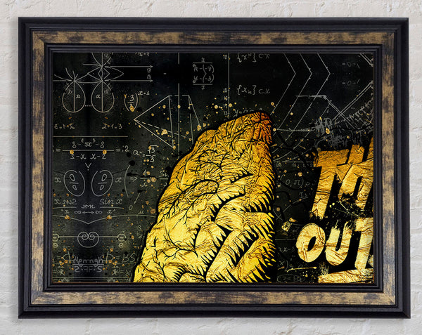 Think Outside The Box Framed Print