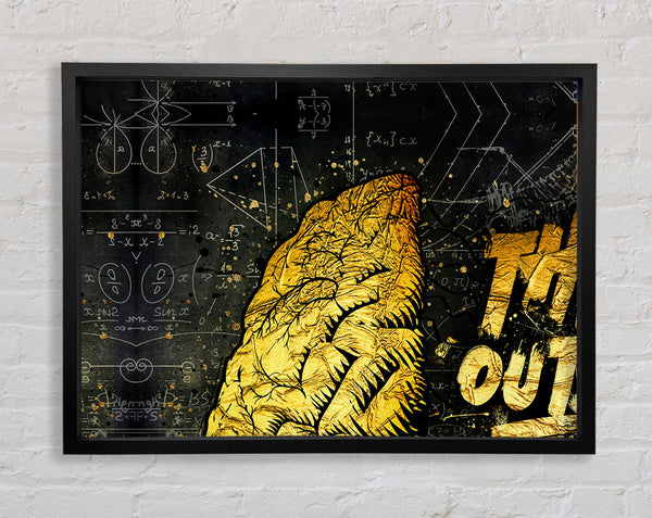 Think Outside The Box Framed Print