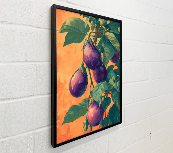 Purple Harvest On Orange