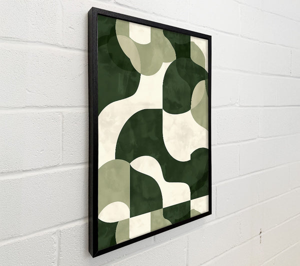 Forest Green Abstract
