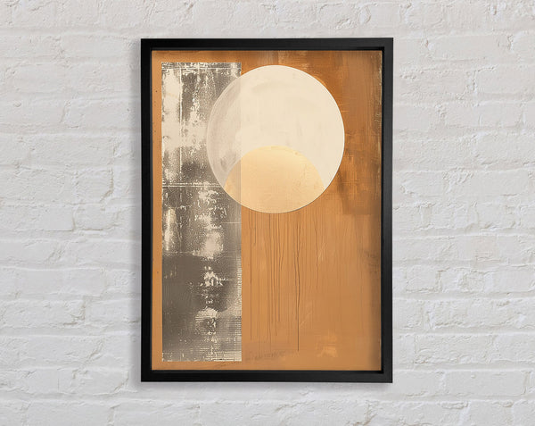 Thr Dripping Sun Framed Print