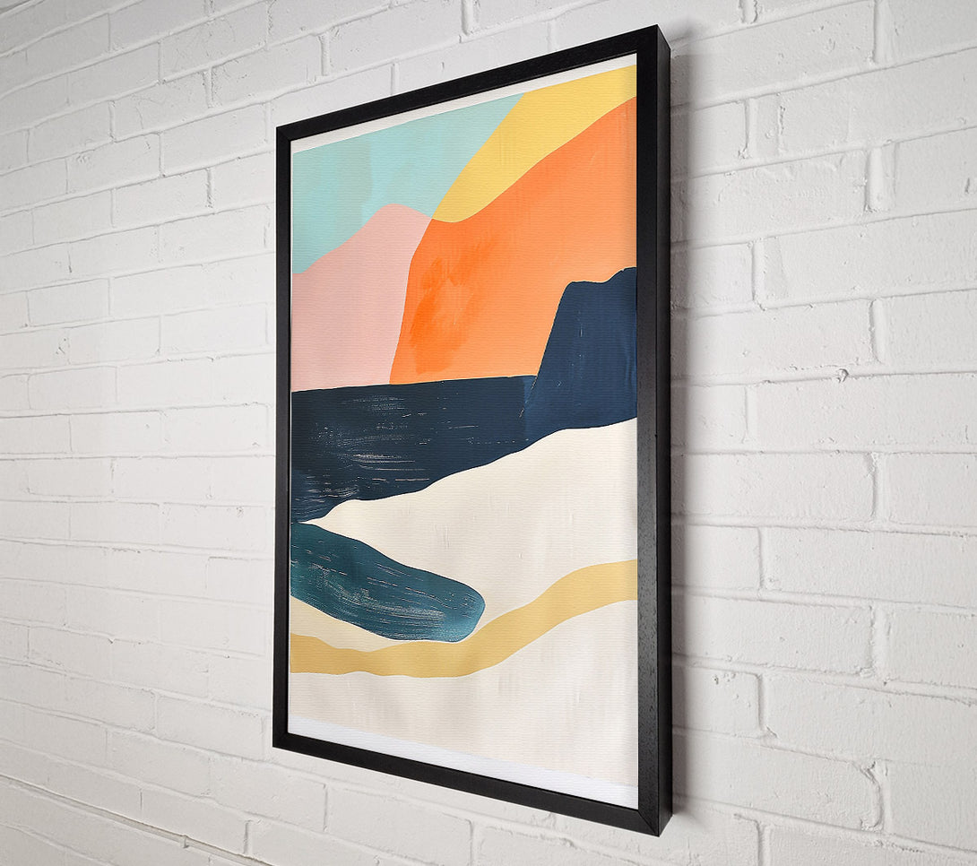  A Canvas Print of The Teal Landscape Canvas Wall Art
