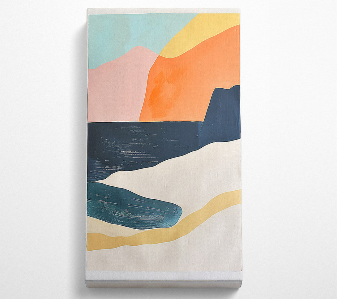  A Canvas Print of The Teal Landscape Canvas Wall Art