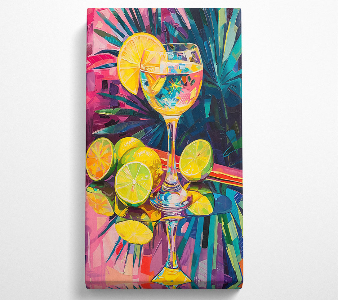  A Canvas Print of Yellow Citrus Still Life Canvas Art