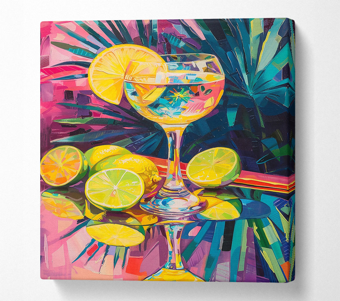  A Canvas Print of Yellow Citrus Still Life Canvas Art