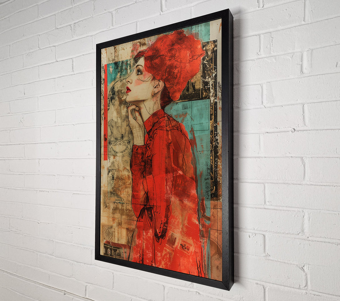  A Canvas Print of Crimson Daydream Canvas Print