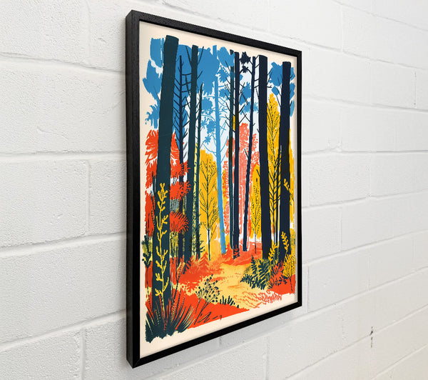 Blue Forest Path