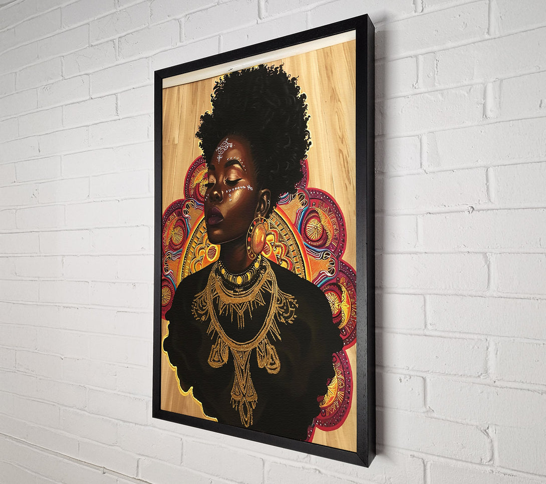  A Canvas Print of Golden Soul Radiance Canvas Art