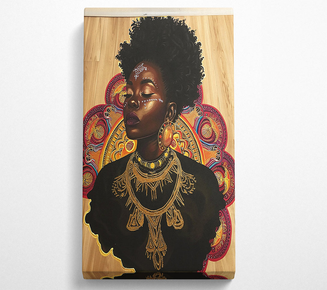  A Canvas Print of Golden Soul Radiance Canvas Art
