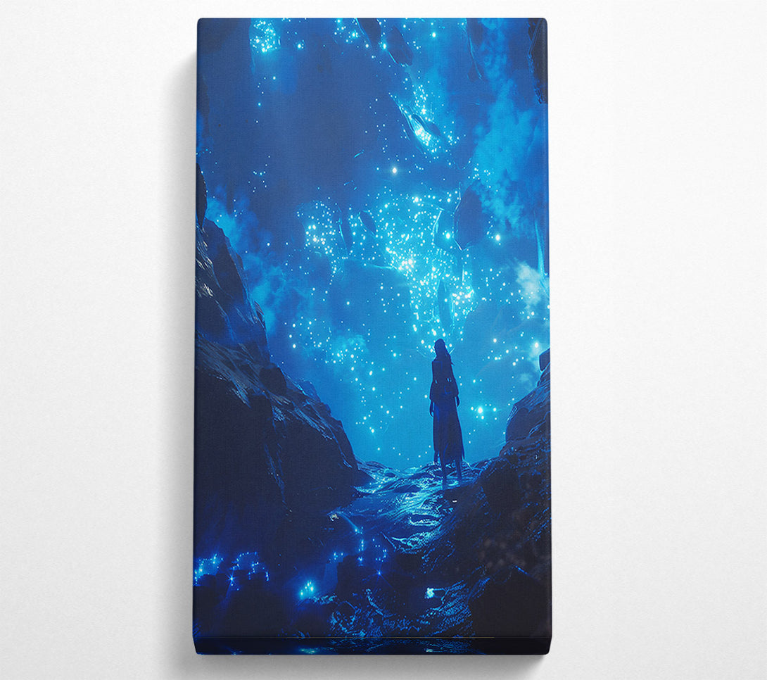  A Canvas Print of Azure Sky Whispers Canvas Art