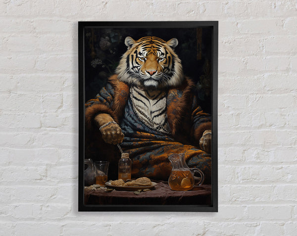 Tiger Victorian Framed Print