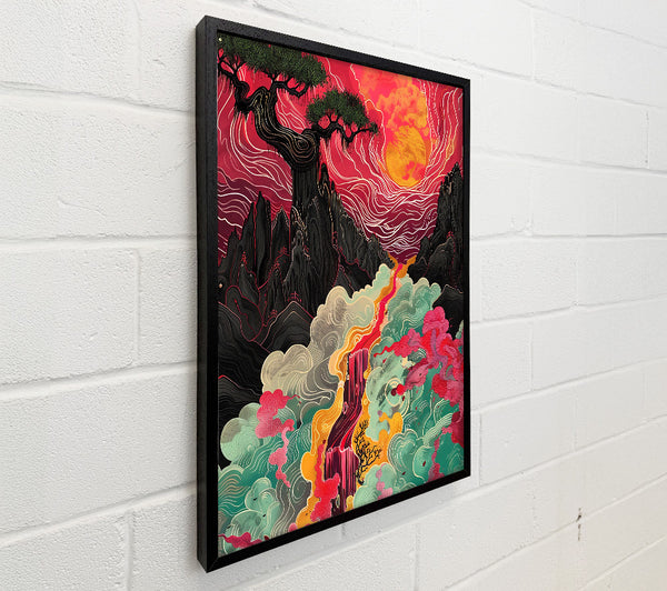 Crimson Sky Dreamscape