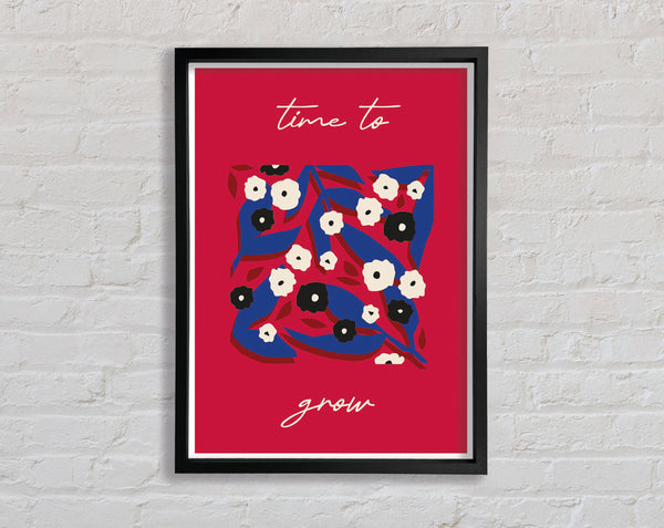 Time To Grow Framed Print