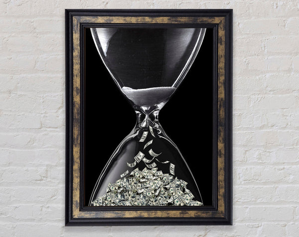 Timer Of Cash Framed Print
