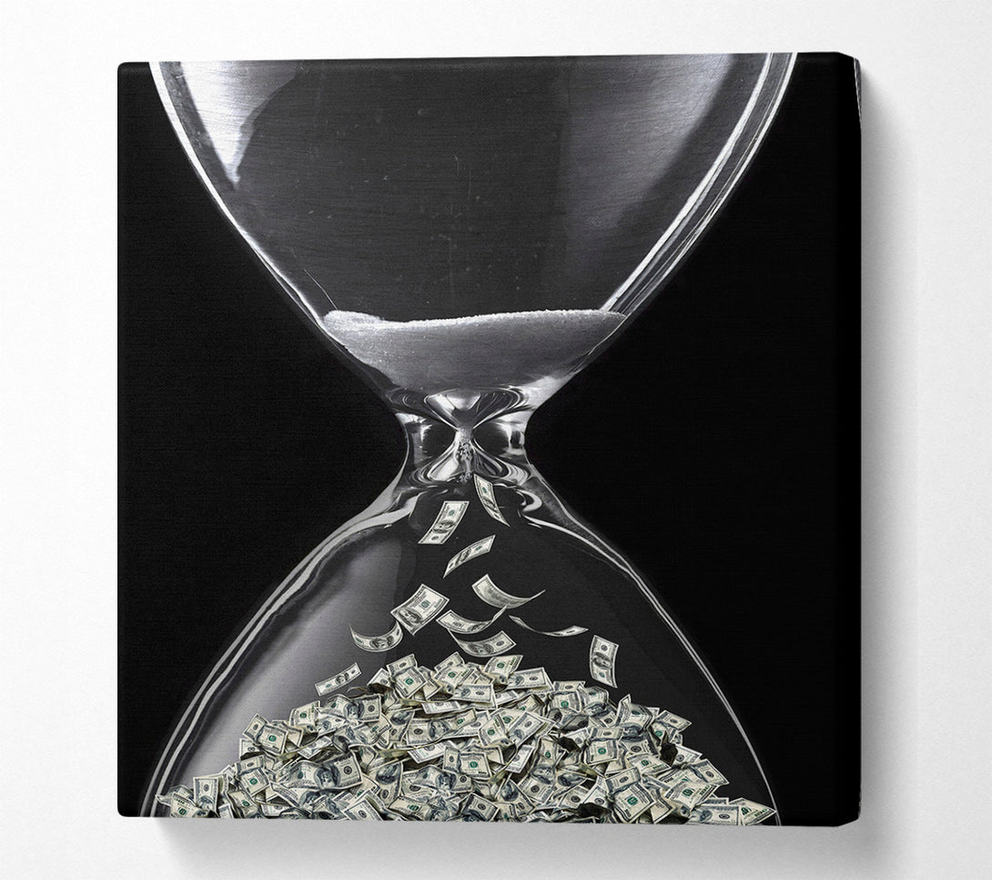  A Canvas Print of Timer Of Cash Canvas Wall Art
