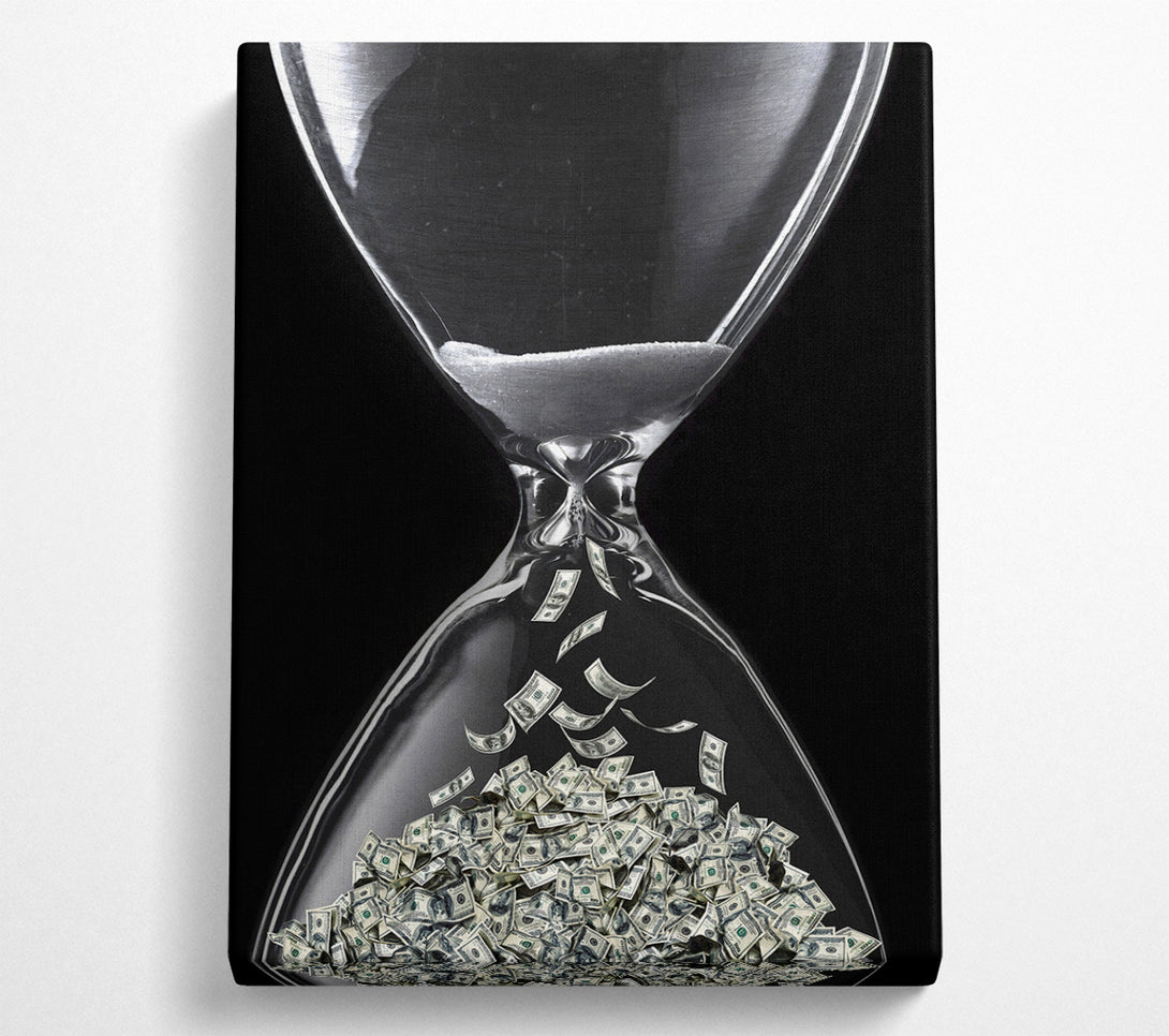  A Canvas Print of Timer Of Cash Canvas Wall Art