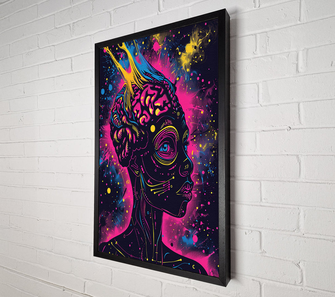  A Canvas Print of Pink Cosmic Mind Canvas Print