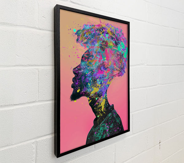 Pink And Gold Burst