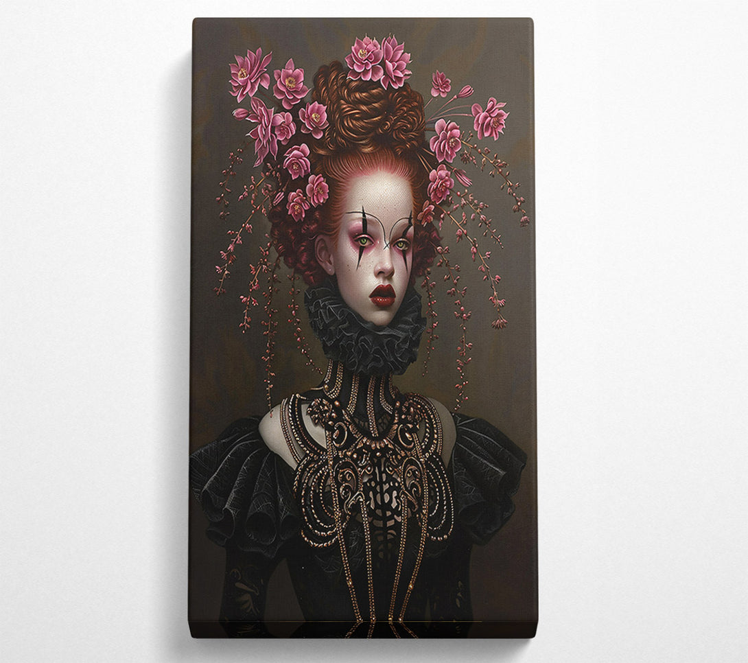  A Canvas Print of Crimson Crowned Queen Canvas Wall Art