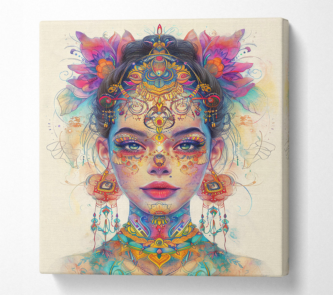  A Canvas Print of Golden Eyes Of The East Canvas Art