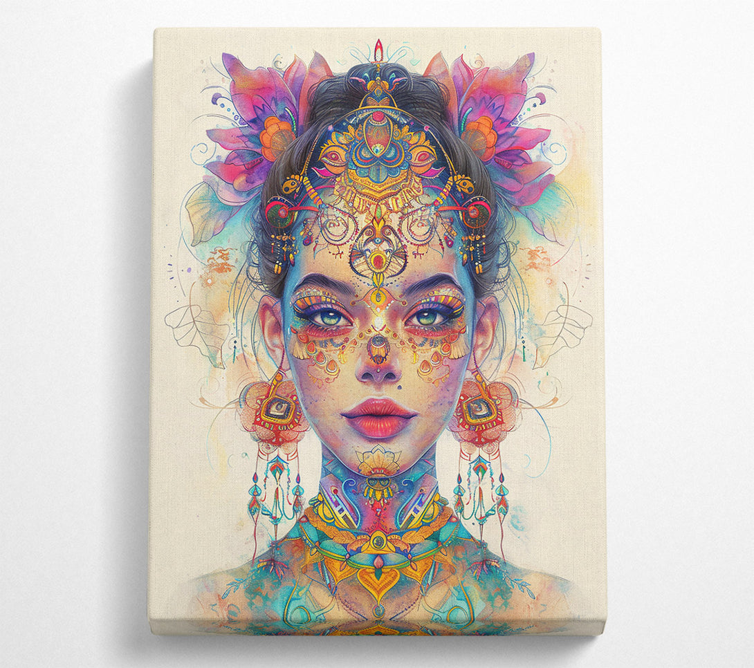  A Canvas Print of Golden Eyes Of The East Canvas Art