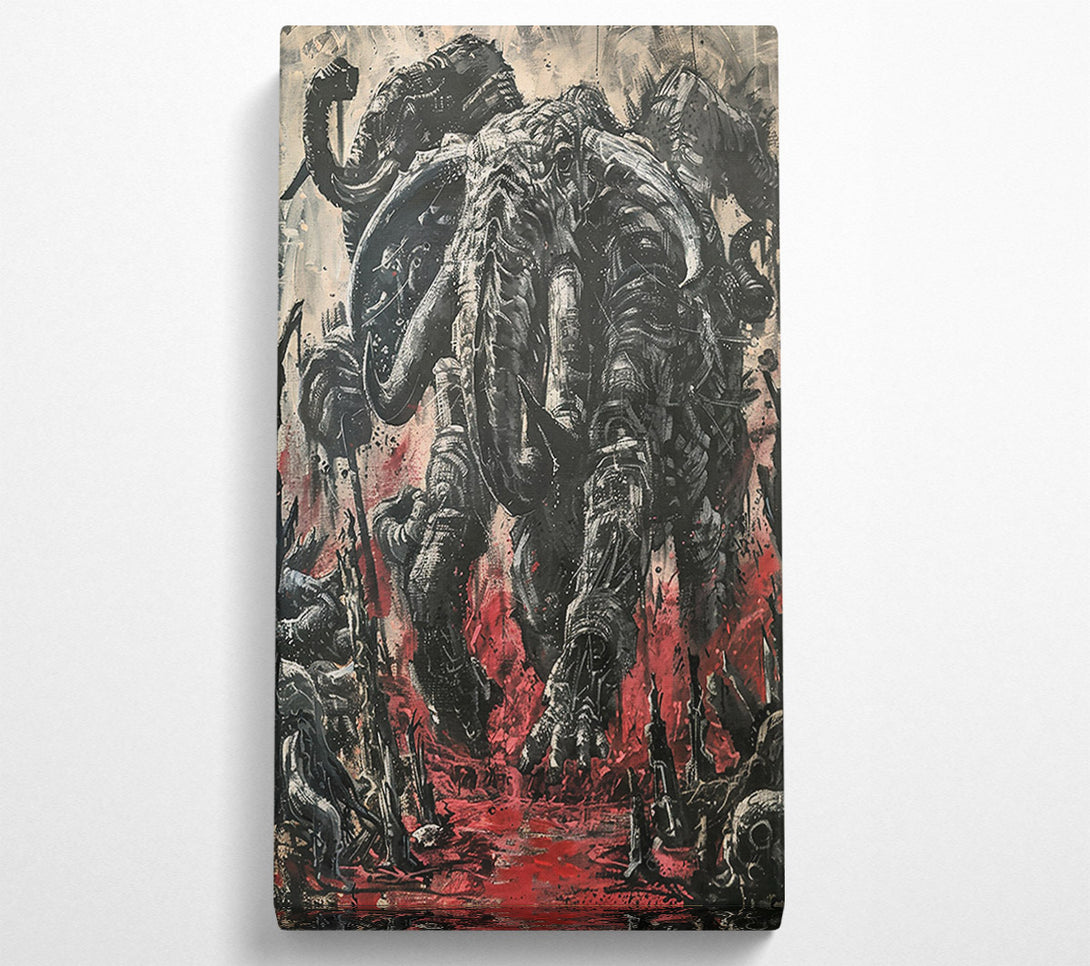  A Canvas Print of Crimson Colossal Beast Canvas Print