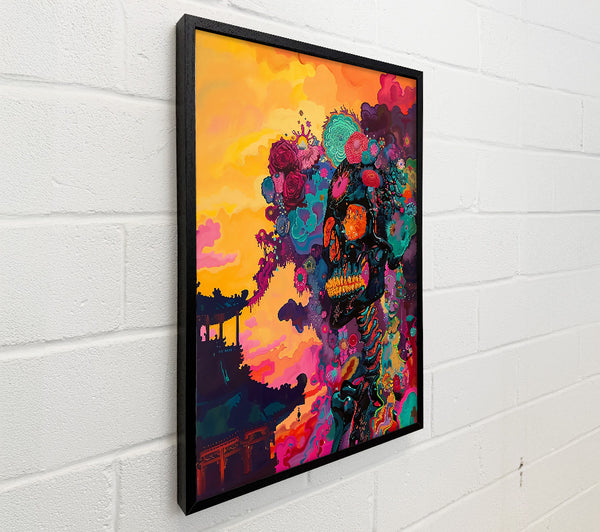 Orange Skull Dreamscape