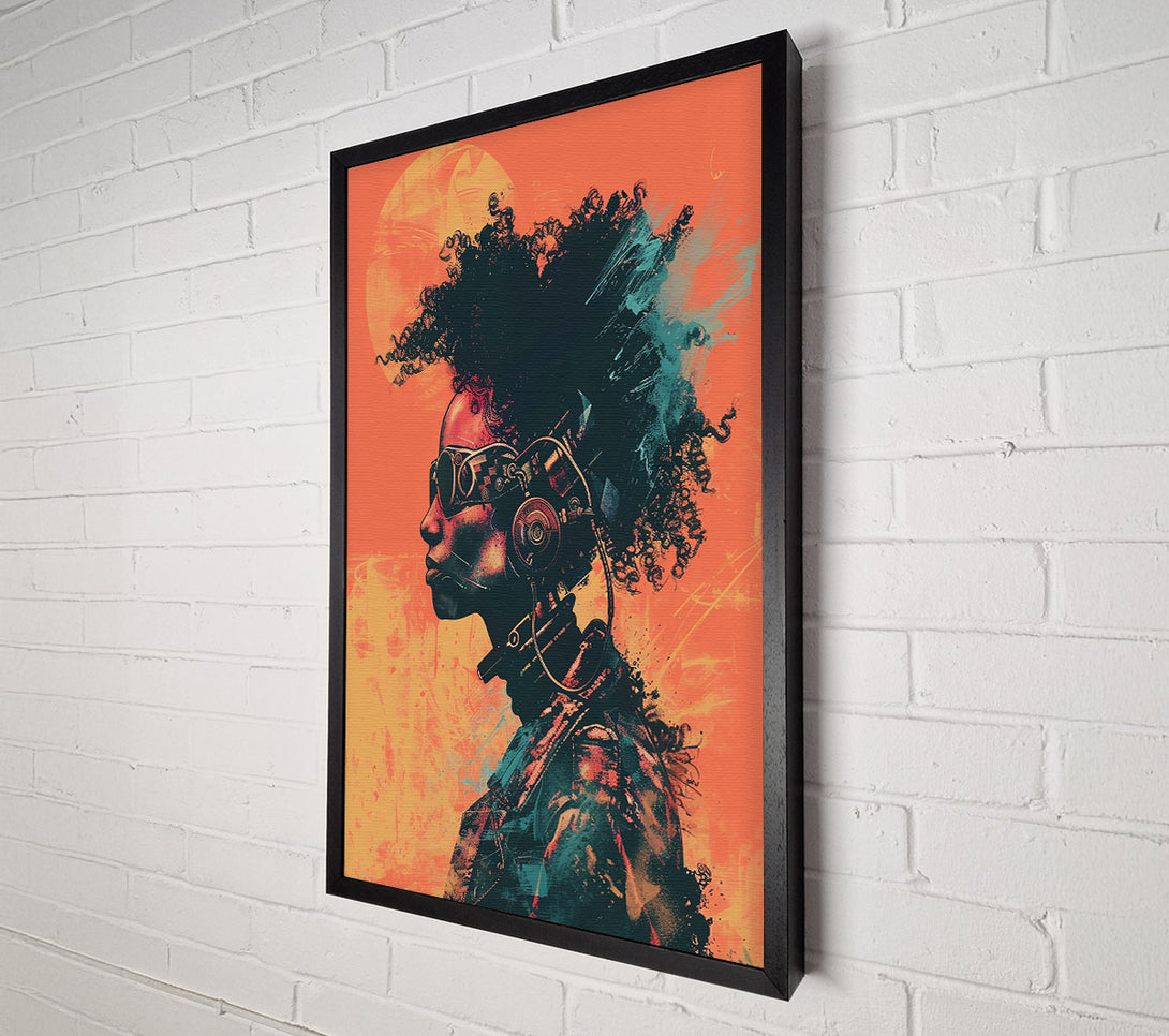  A Canvas Print of Orange Sunset Dream Canvas Wall Art