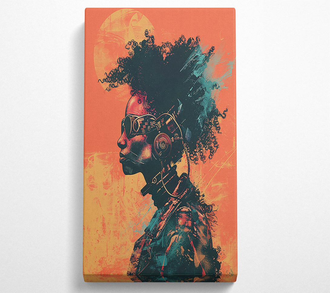  A Canvas Print of Orange Sunset Dream Canvas Wall Art