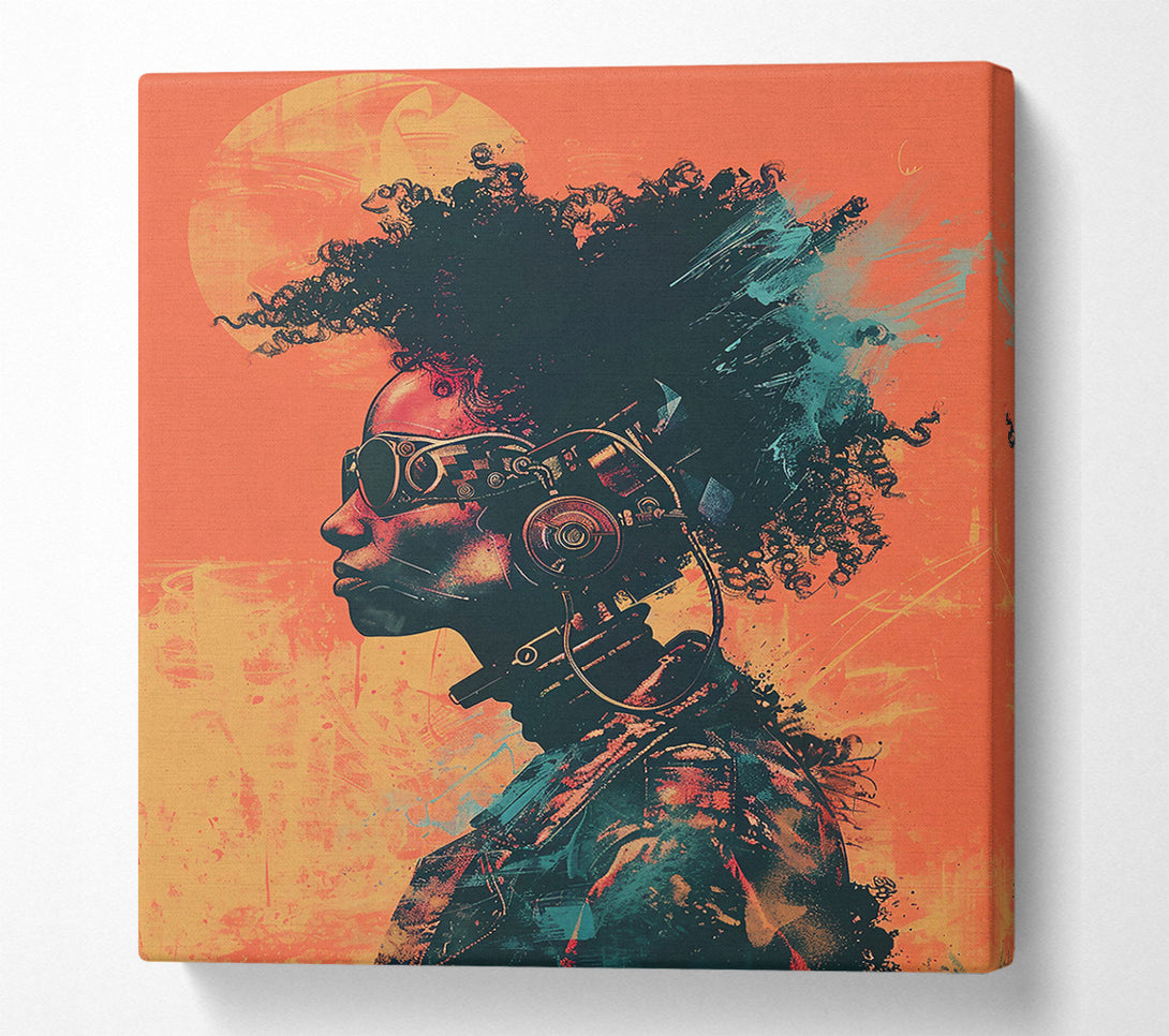  A Canvas Print of Orange Sunset Dream Canvas Wall Art