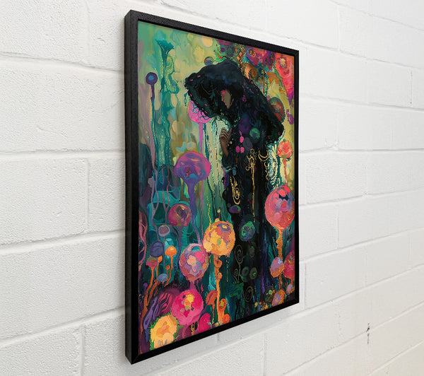 Black And Fuchsia Forest