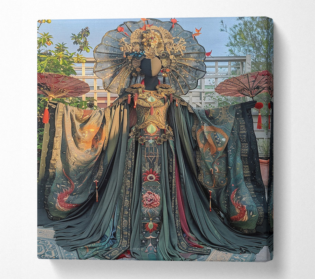  A Canvas Print of Emerald Celestial Majesty Canvas Print