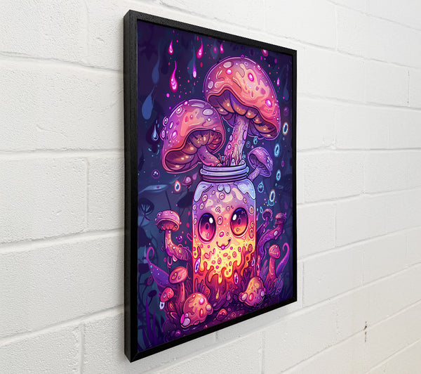 Purple Glowing Jar