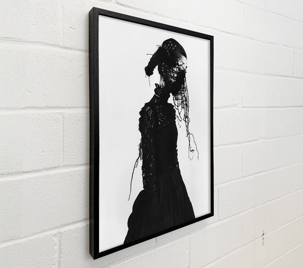 Black Veiled Figure