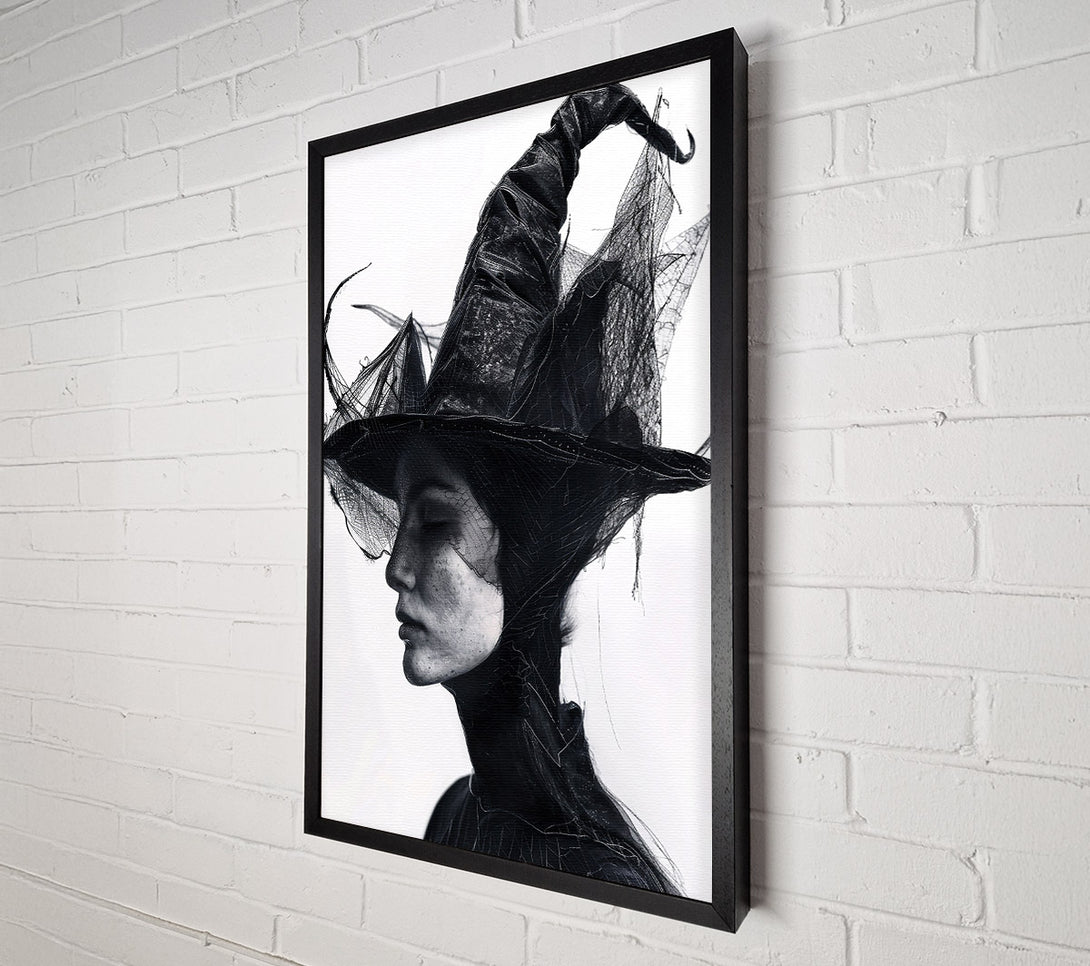 A Canvas Print of Black Veil Enchantment Canvas Art