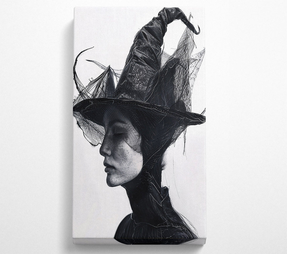  A Canvas Print of Black Veil Enchantment Canvas Art