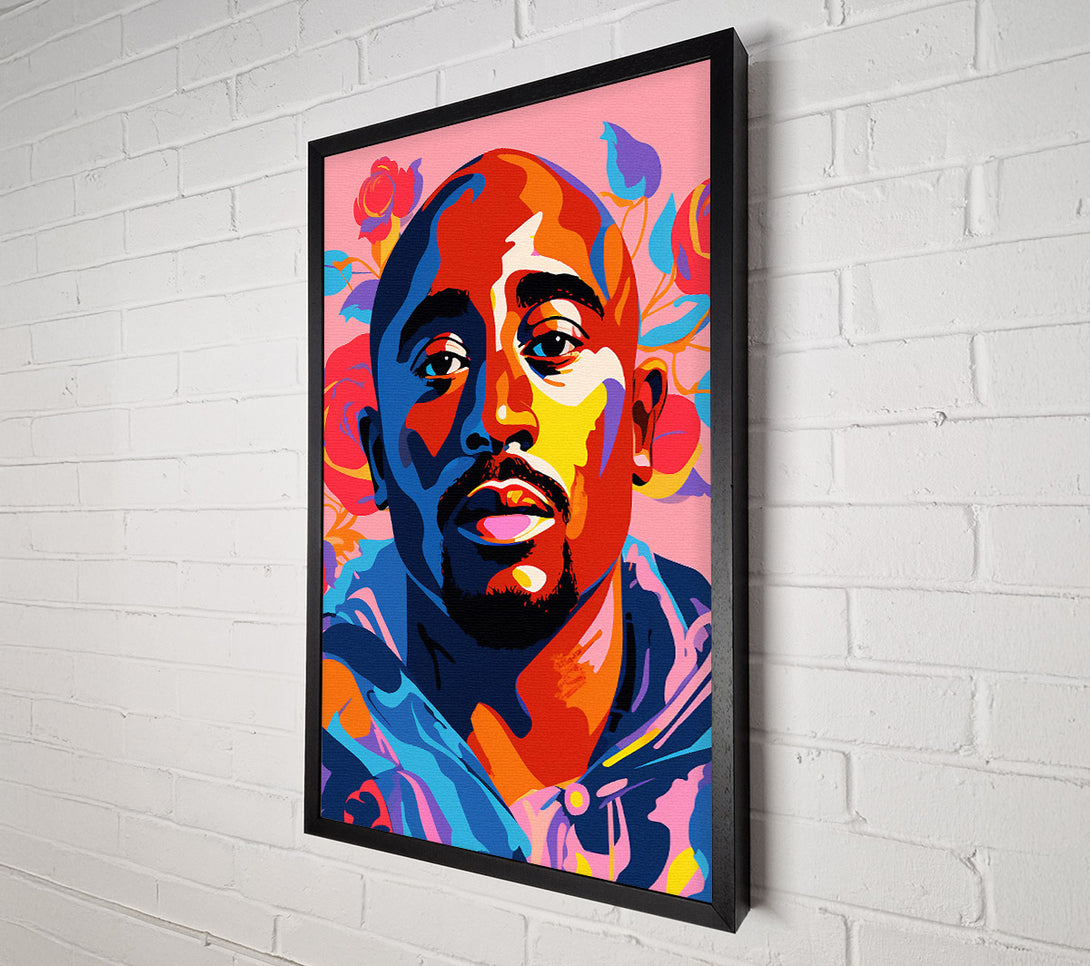  A Canvas Print of Tupac Popart Canvas Wall Art