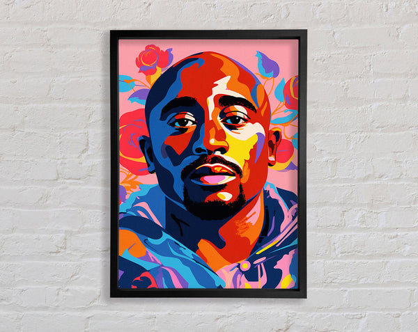 Tupac Popart Framed Print