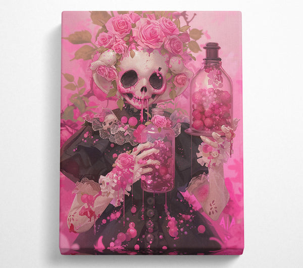  A Canvas Print of Pink Potion Princess Canvas Art