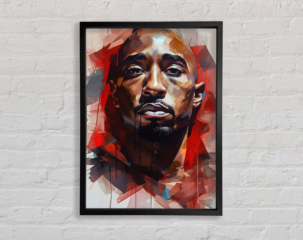 Tupac Sketch Framed Print