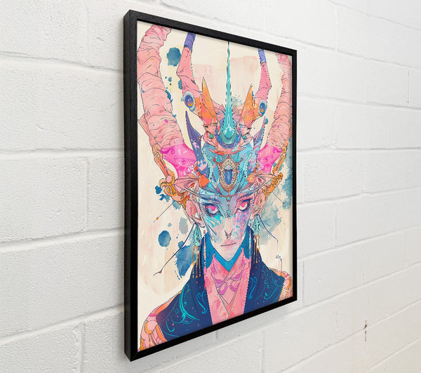 Blue And Pink Deity