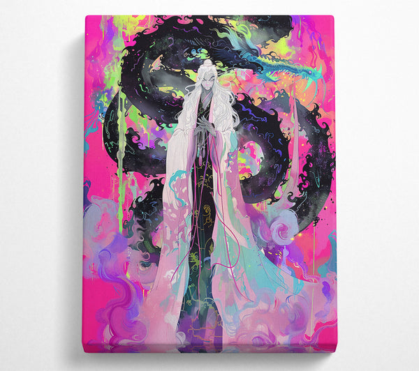  A Canvas Print of Pink Dragon Whisperer Canvas Print